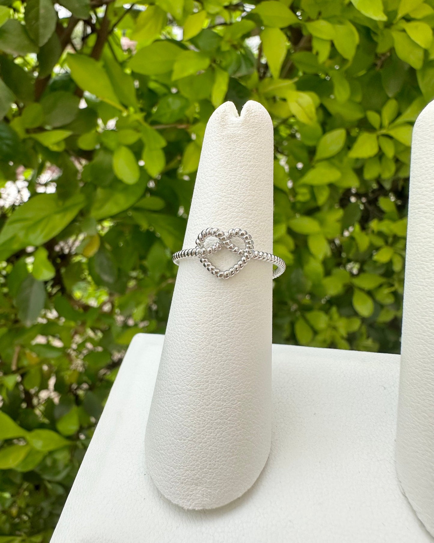 Anillo Corazón Entrelazado
