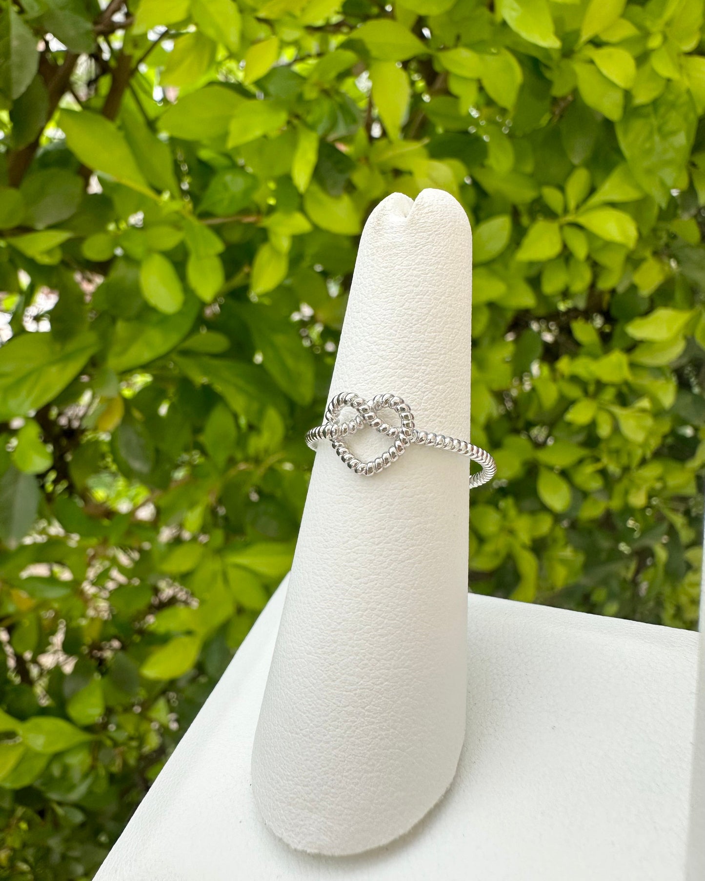 Anillo Corazón Entrelazado