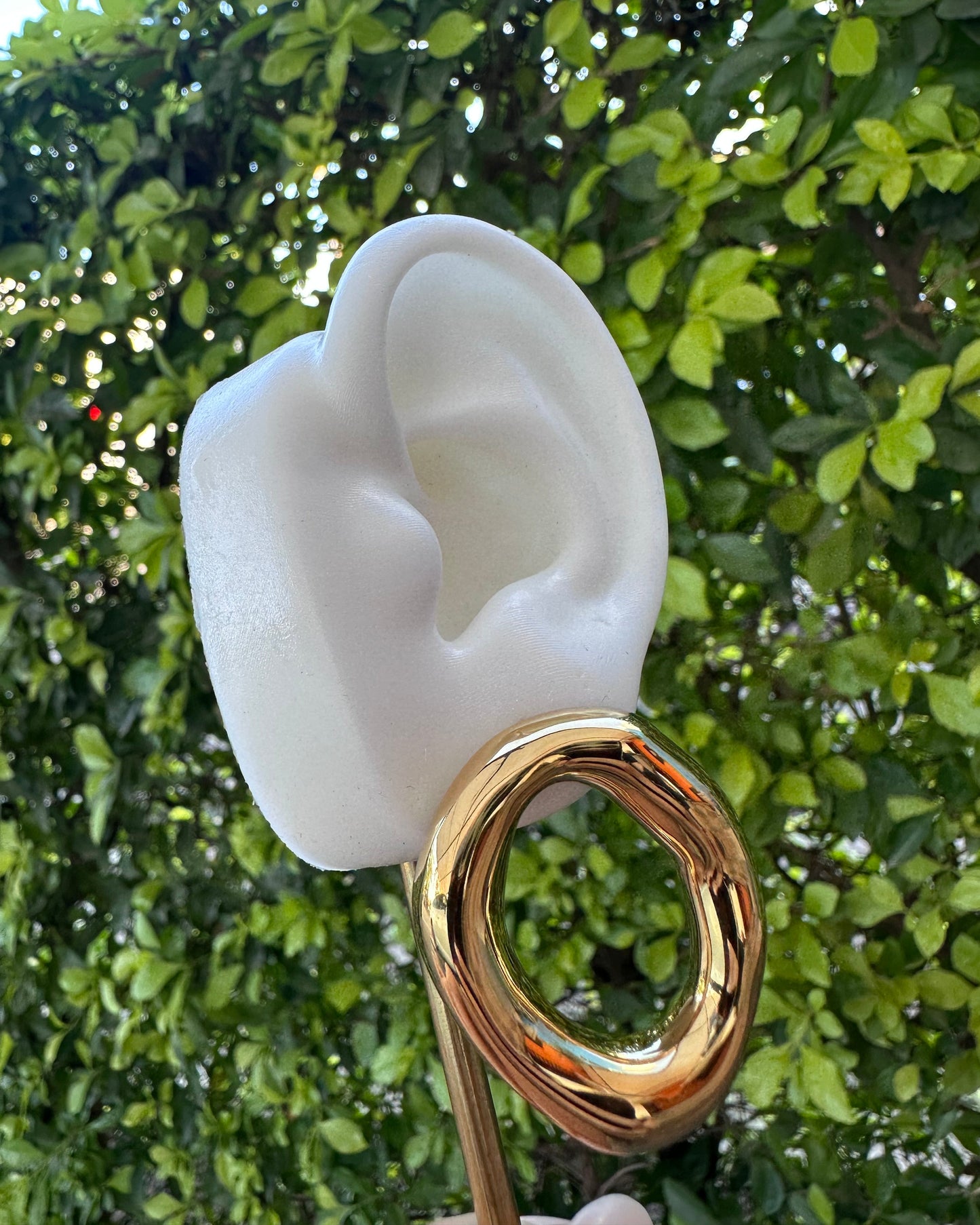 Arete Ovalado Dorado