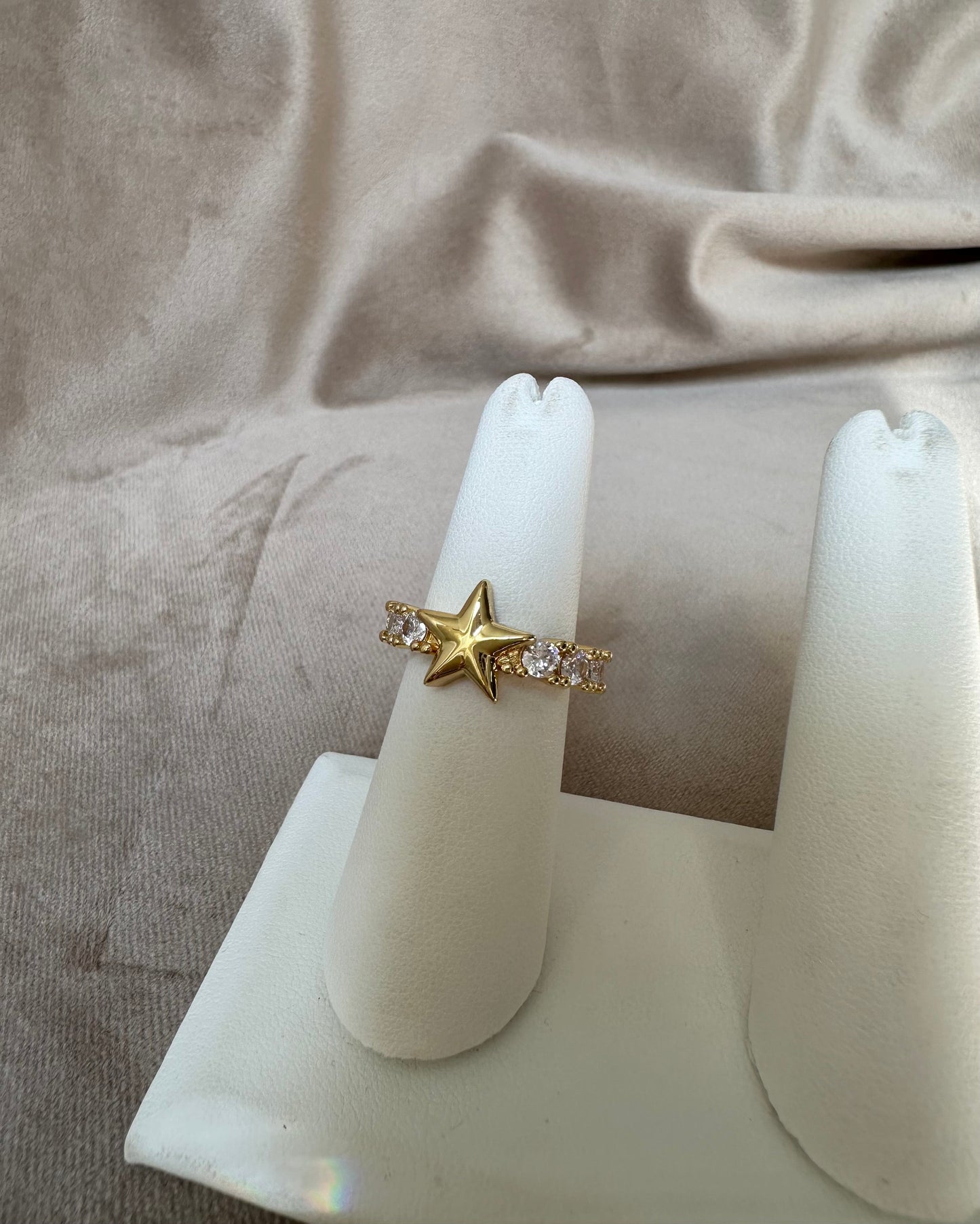 Anillo Estrella Brillo