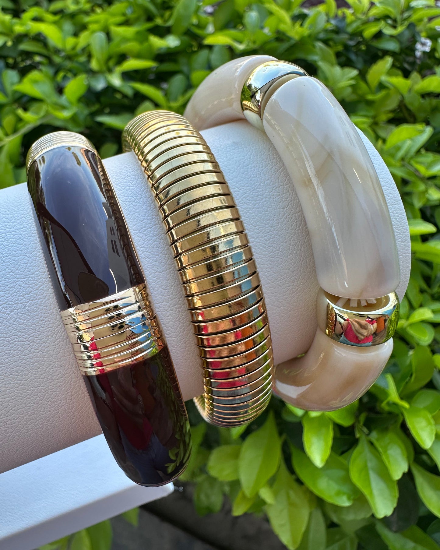 Pulsera Líneas Café