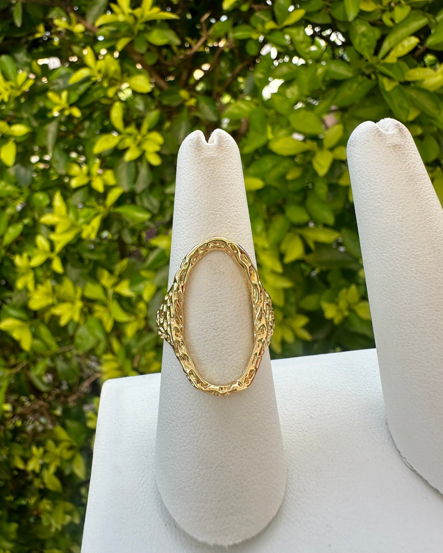 Anillo Ovalado Grabado