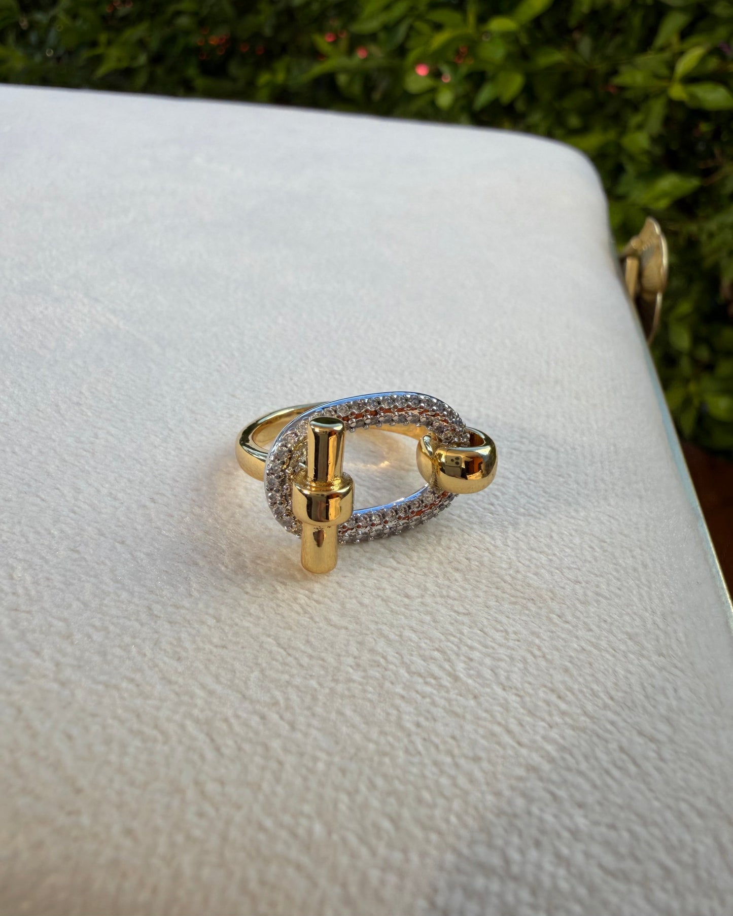 Anillo Bicolor Oval