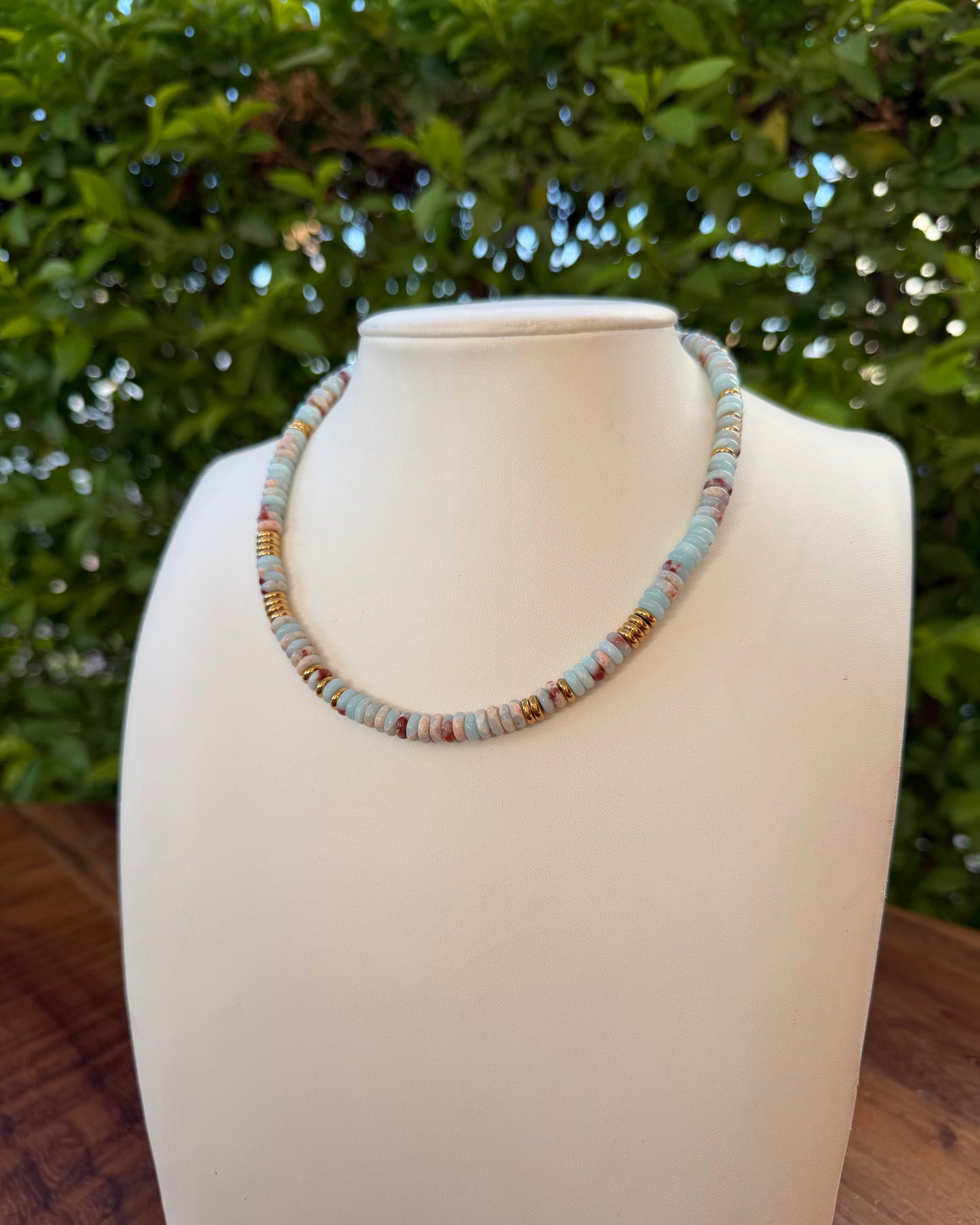 Collar Piedras Azules