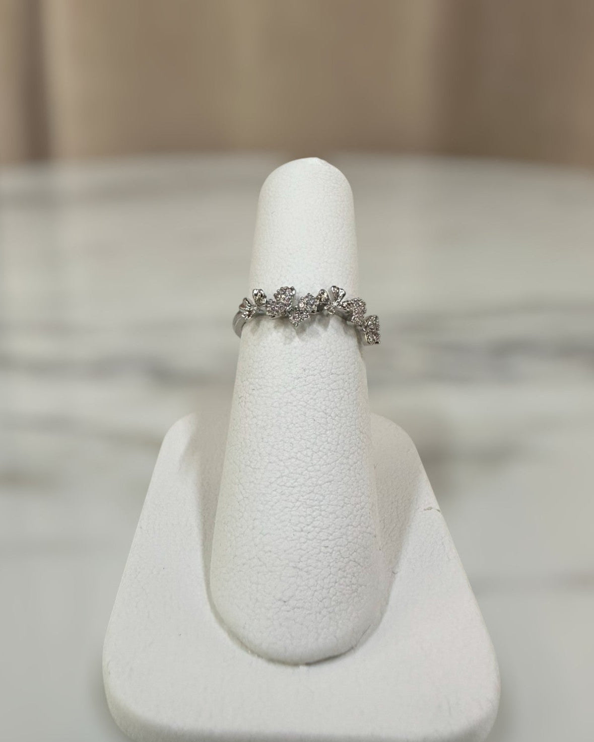 Anillo Mariposa Brillo