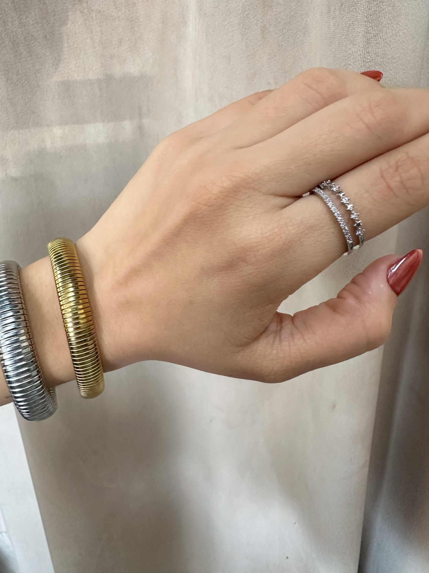 Anillo Doble Brillos