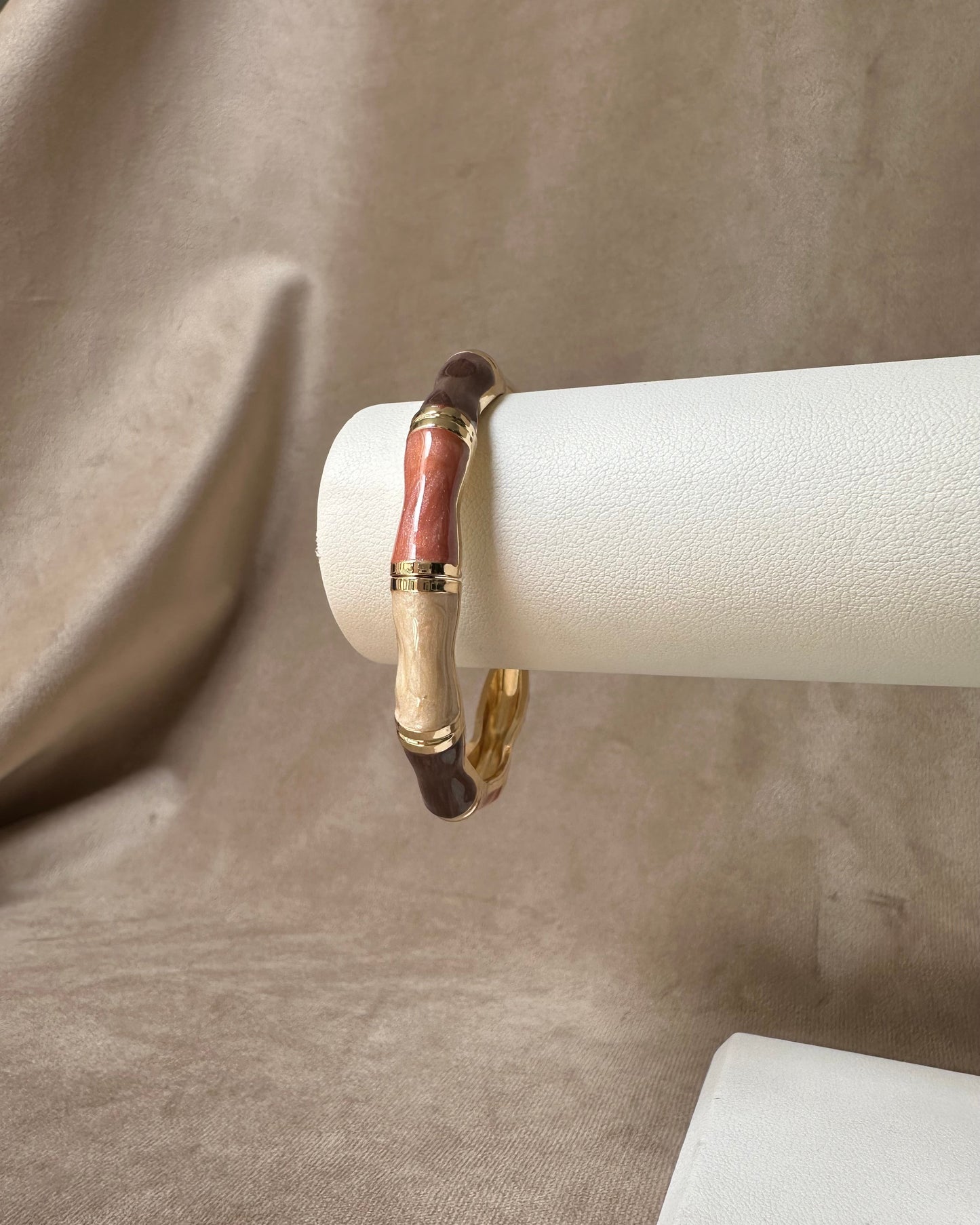 Pulsera Bloques H Beige/Multi