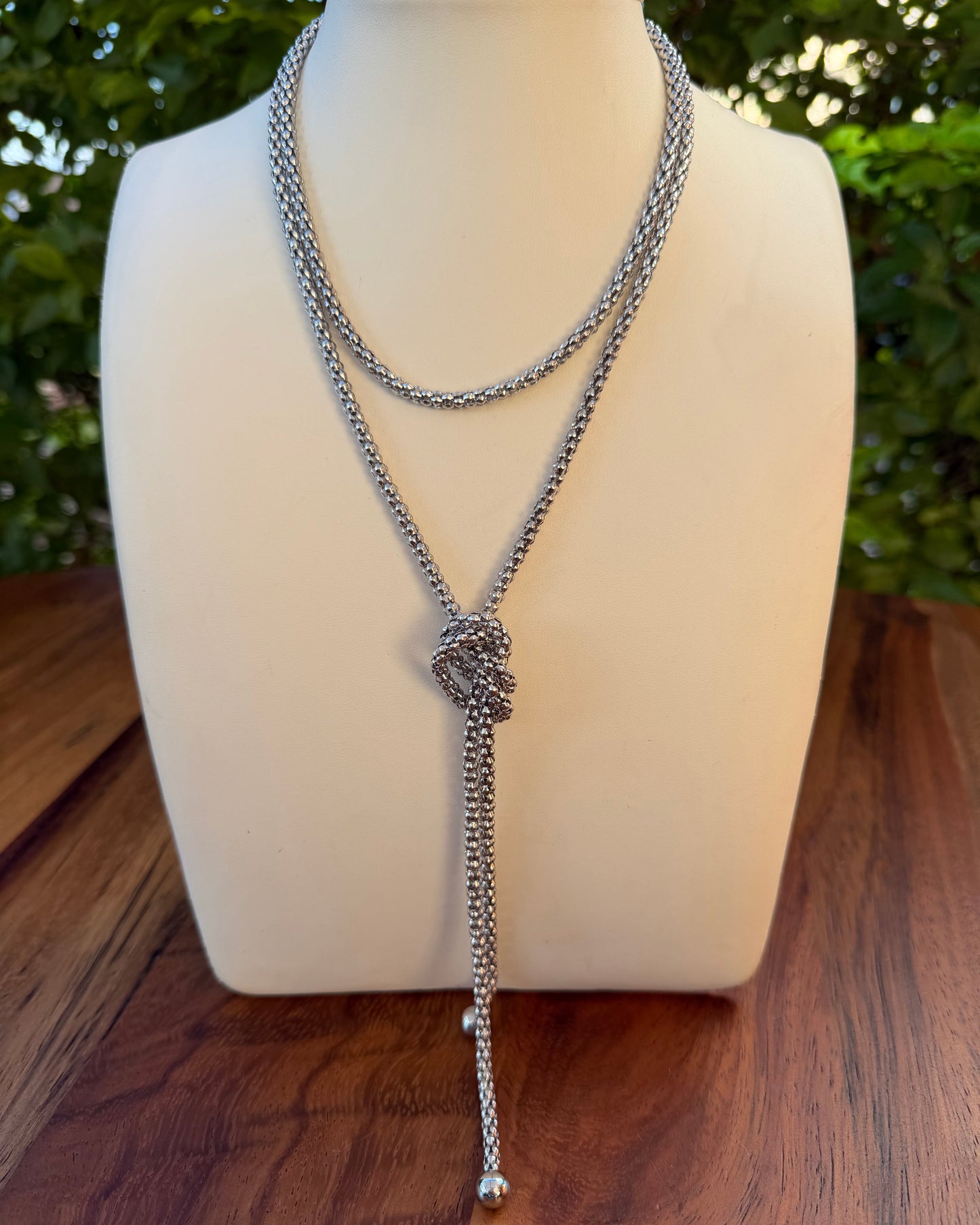 Collar Largo Plata