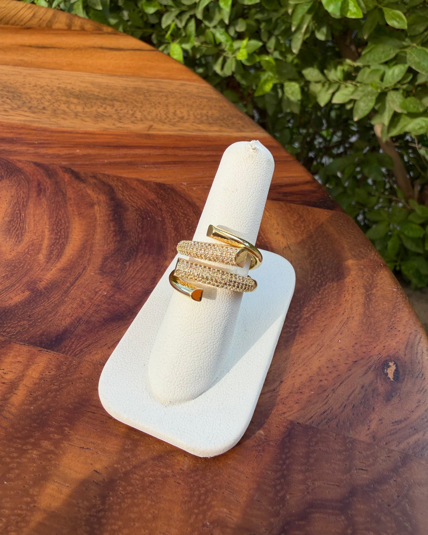 Anillo Entrelazado Brillo