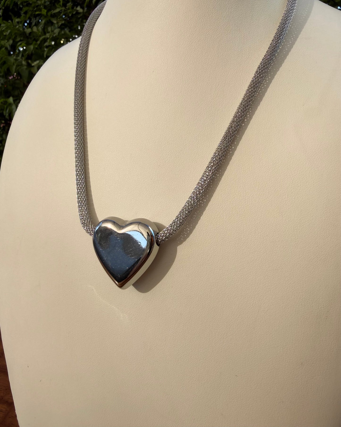 Collar Corazón Chunky