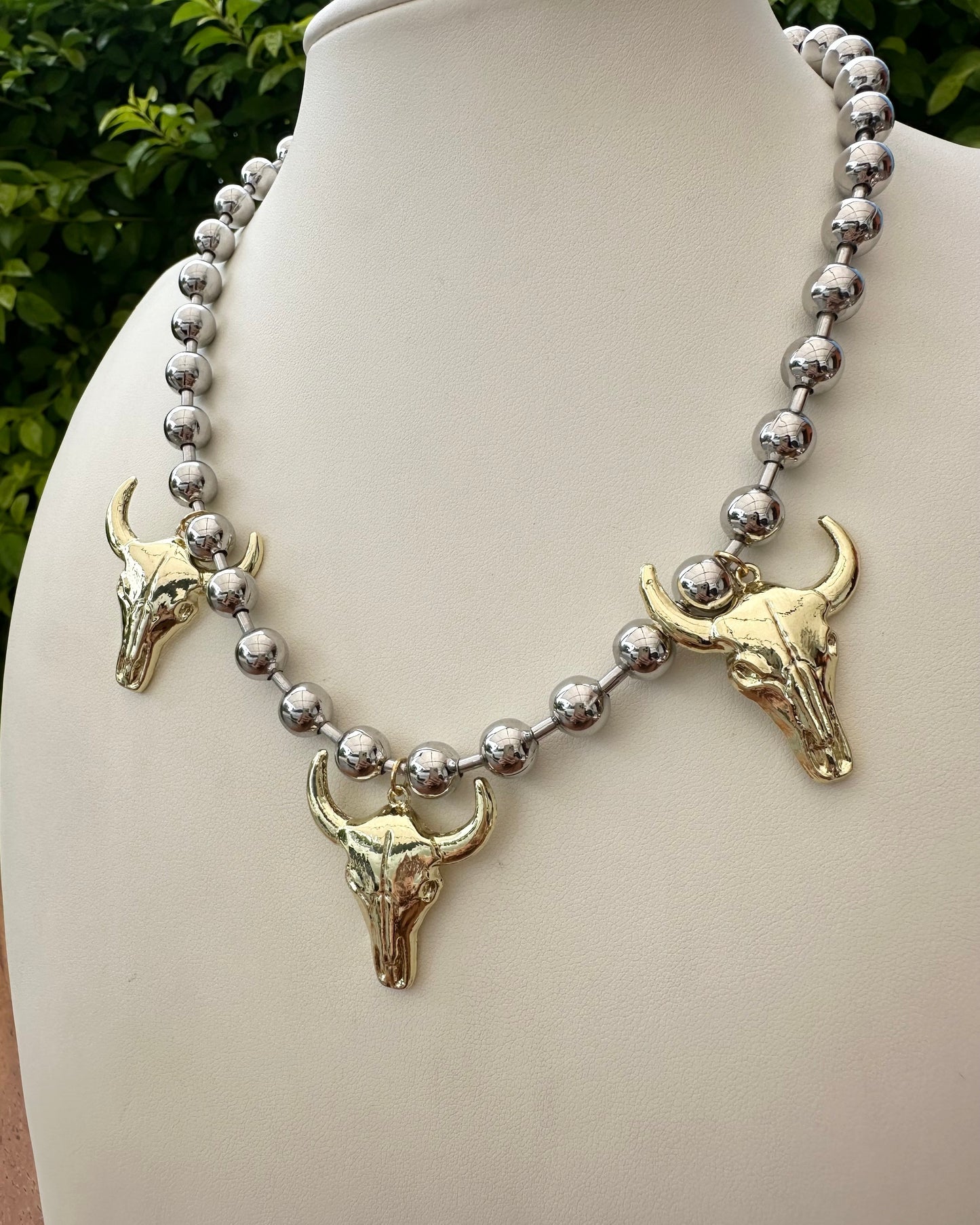Collar Vaquero Dorado/Plateado