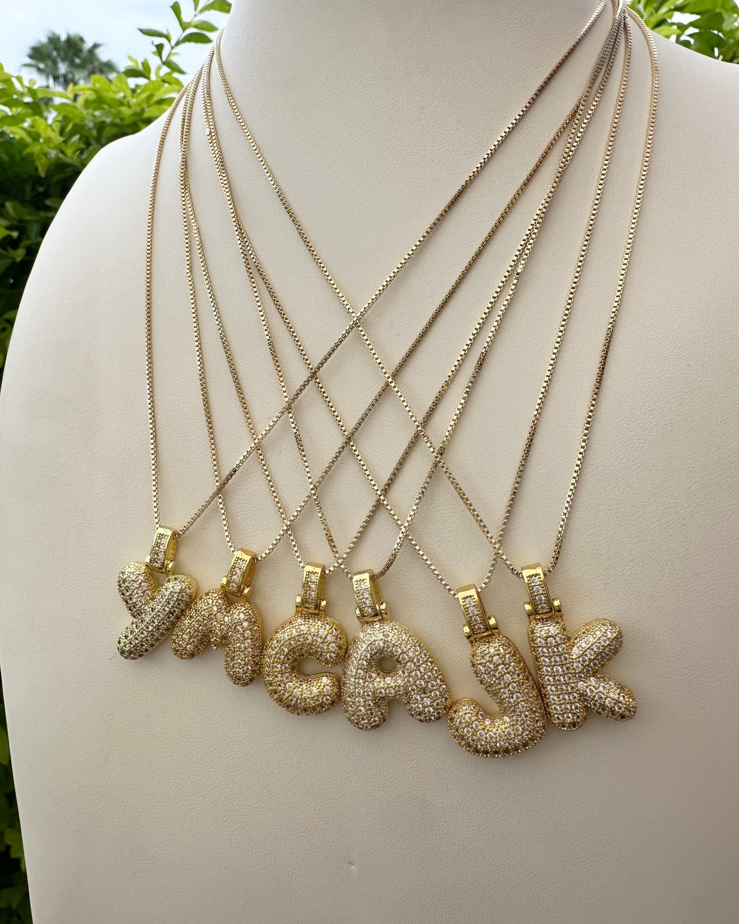 Collar Inicial Brillo