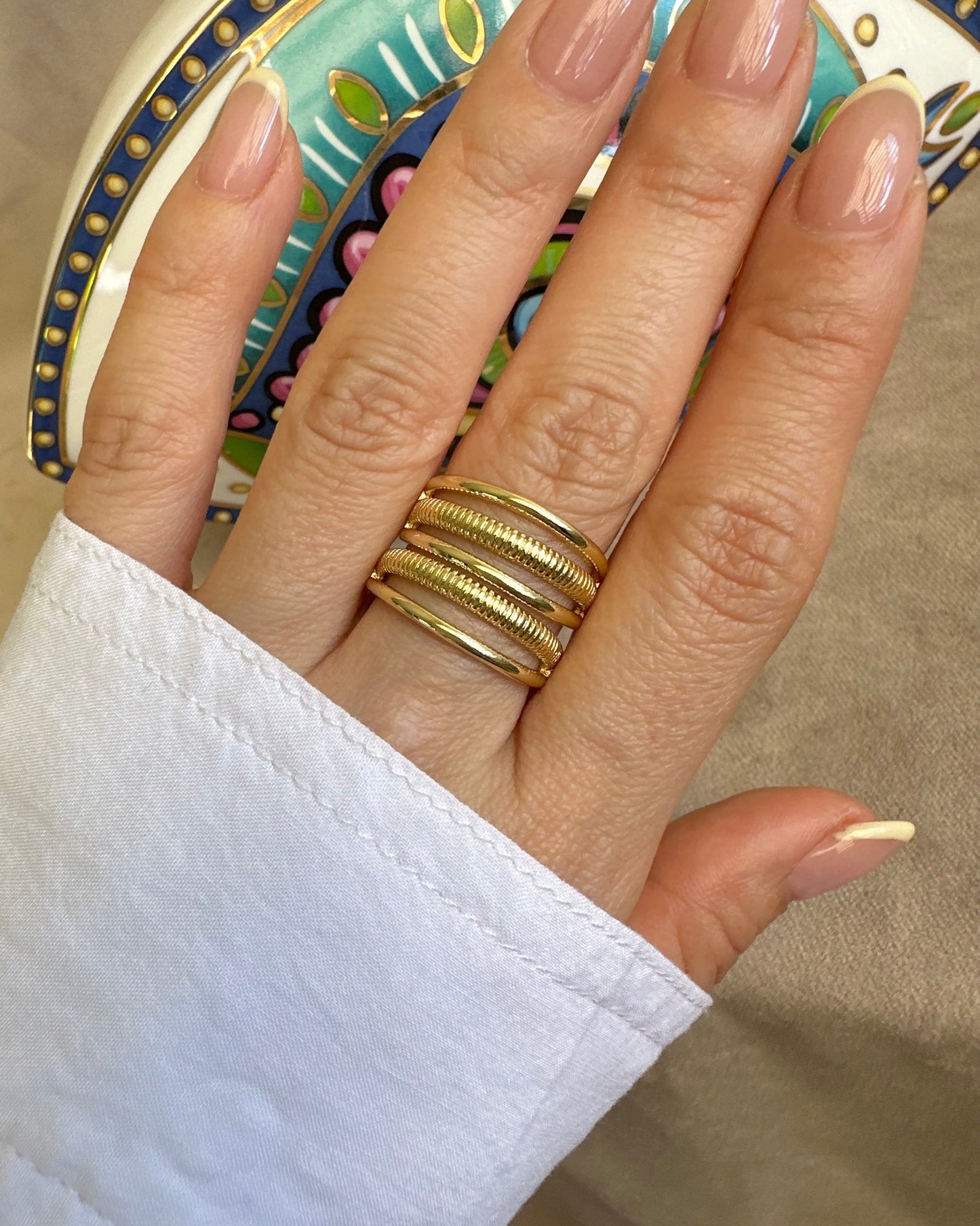 Anillo Lineas Multiple