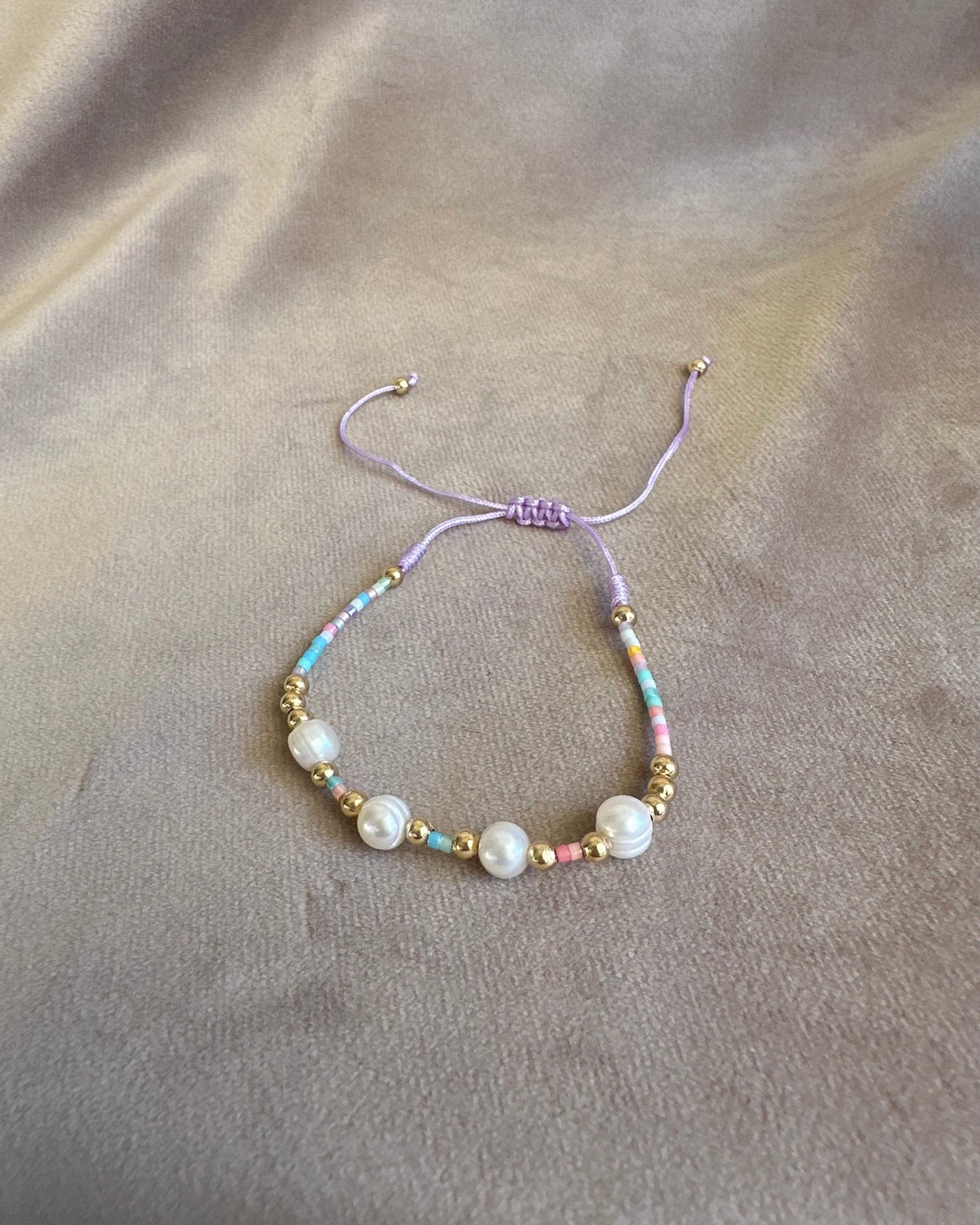 Pulsera Hilo Perlas