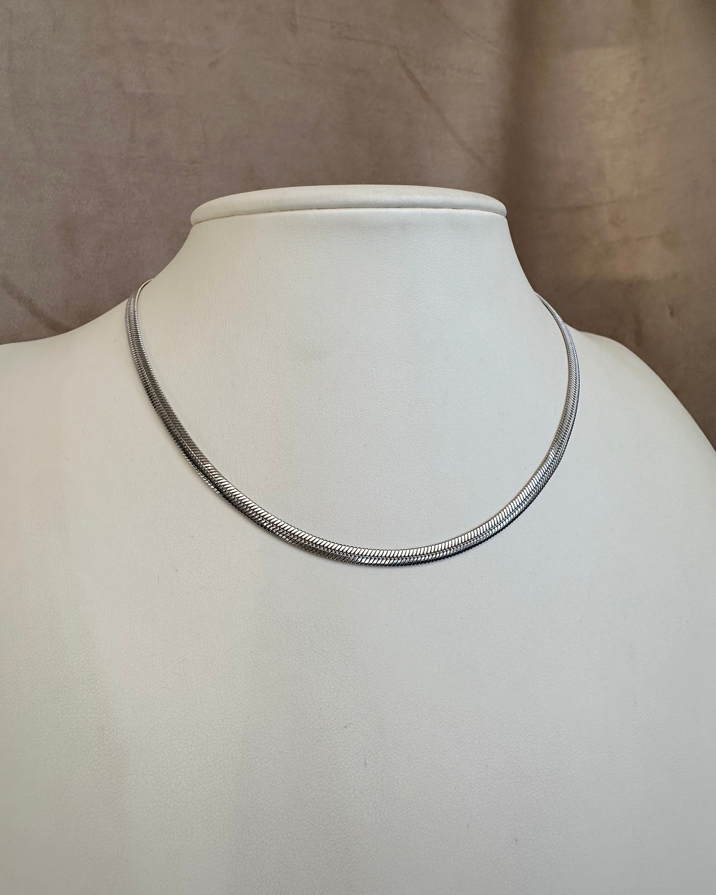 Collar Planchado Plata