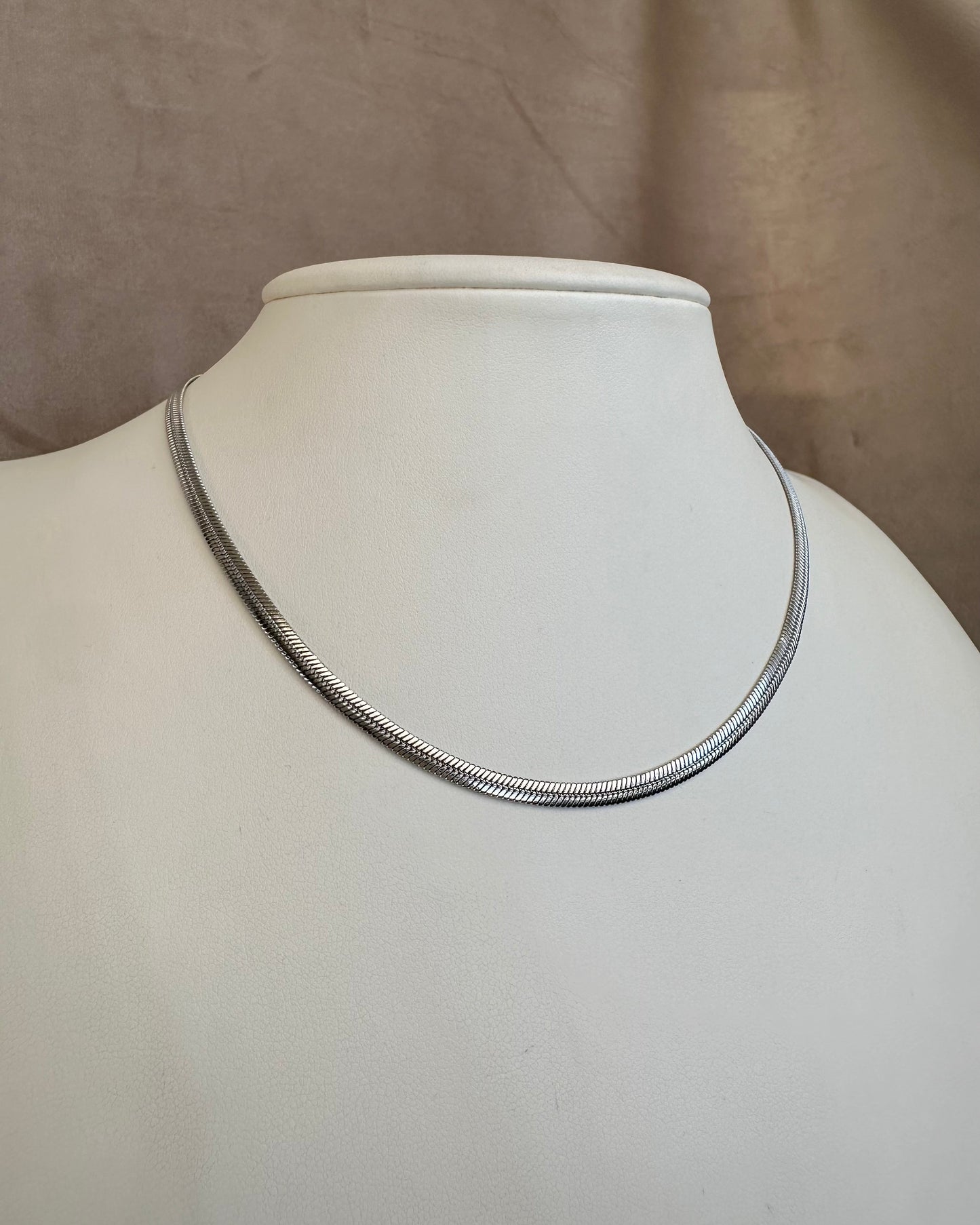 Collar Planchado Plata
