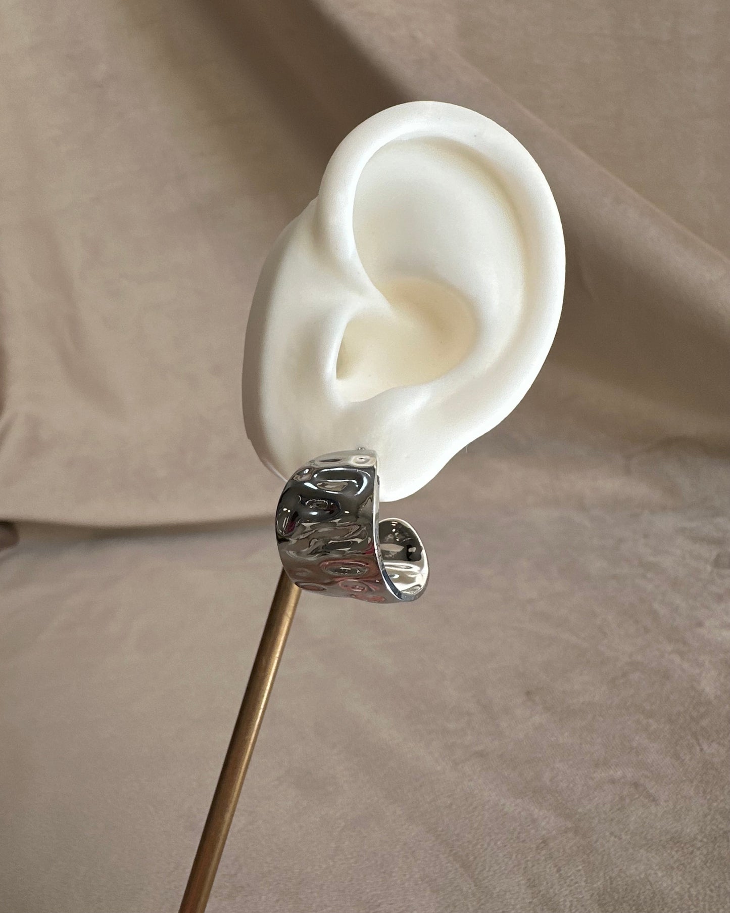 Arracada Plata Grabada