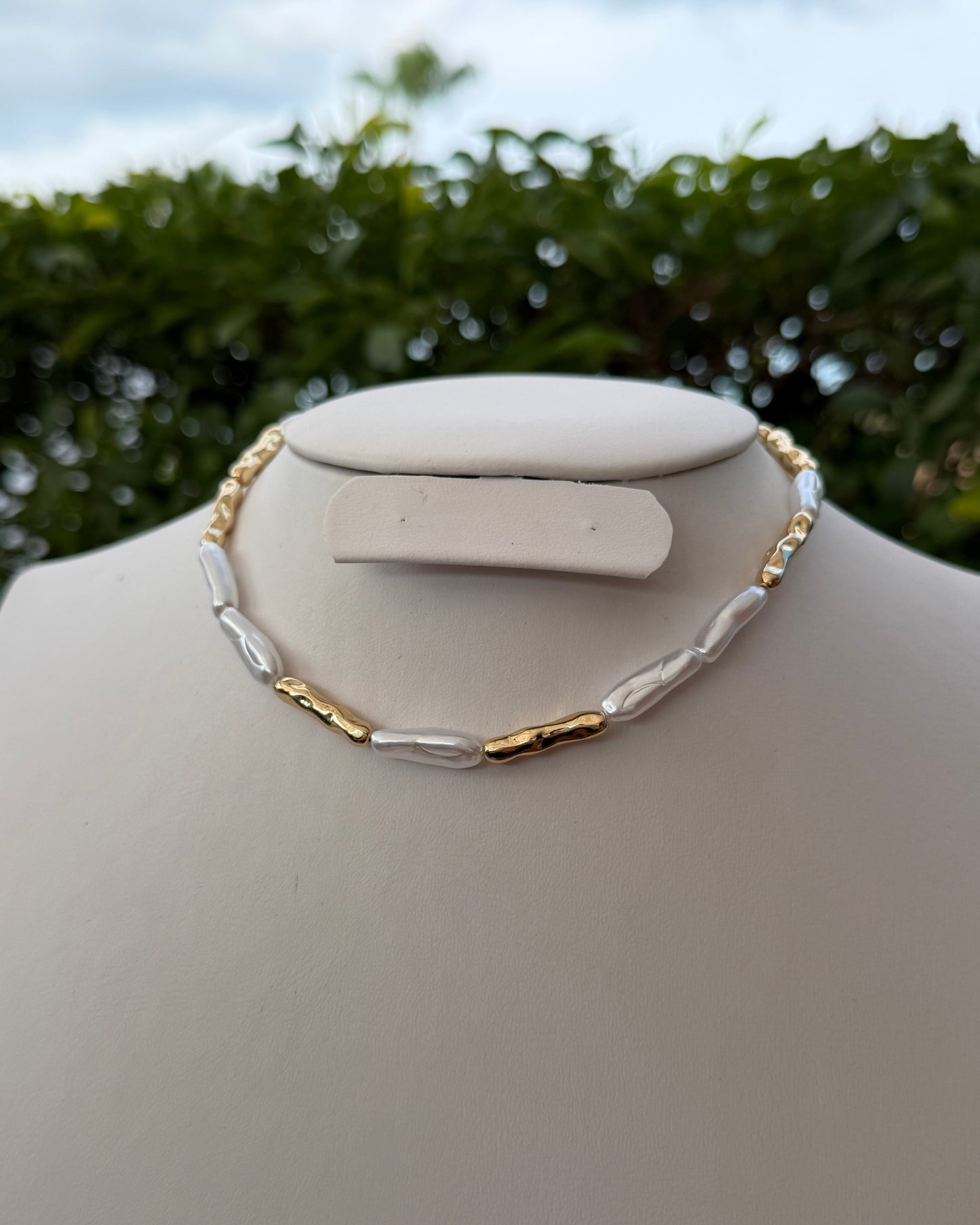 Collar Perla Sintética
