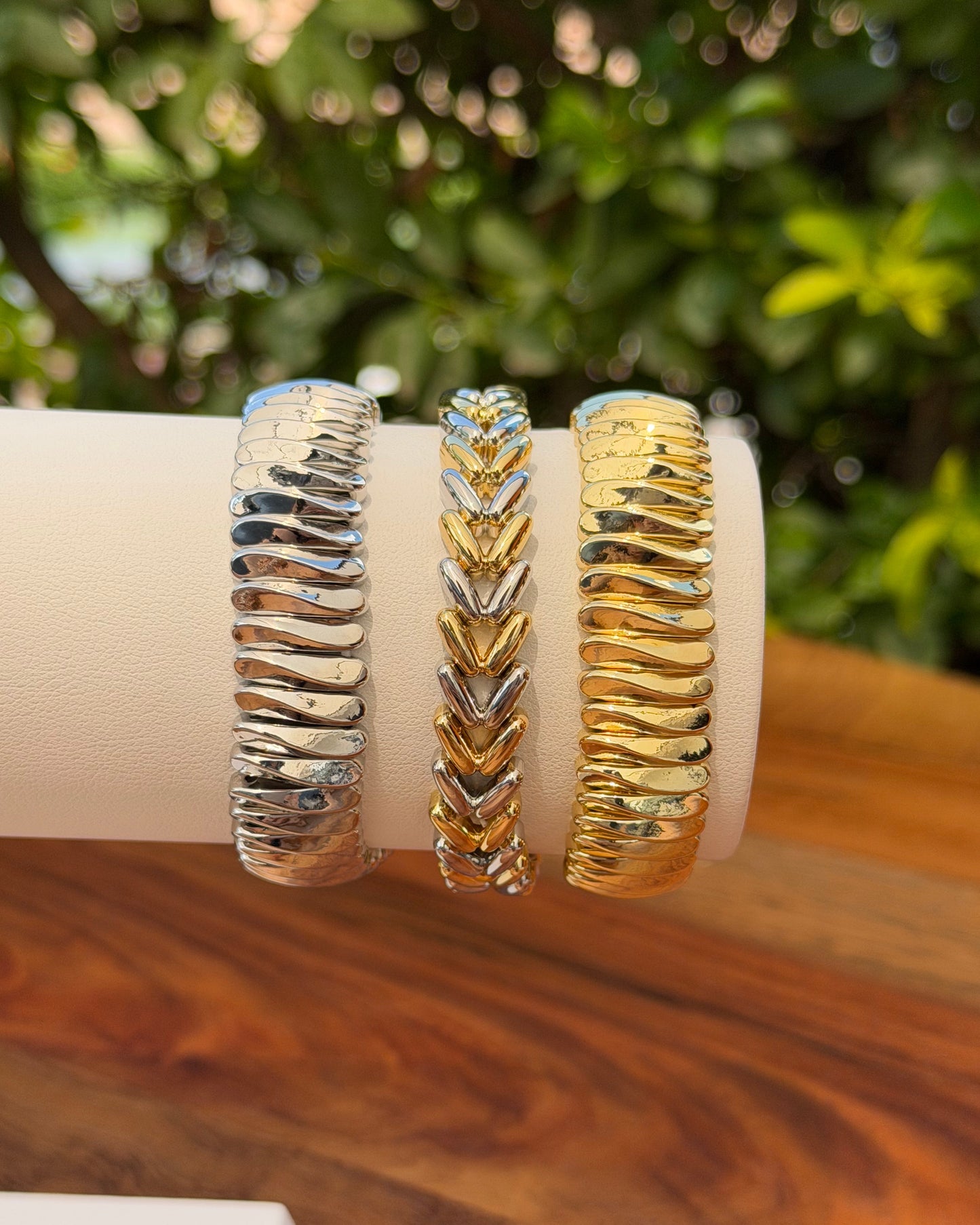 Pulsera Espiga Bicolor