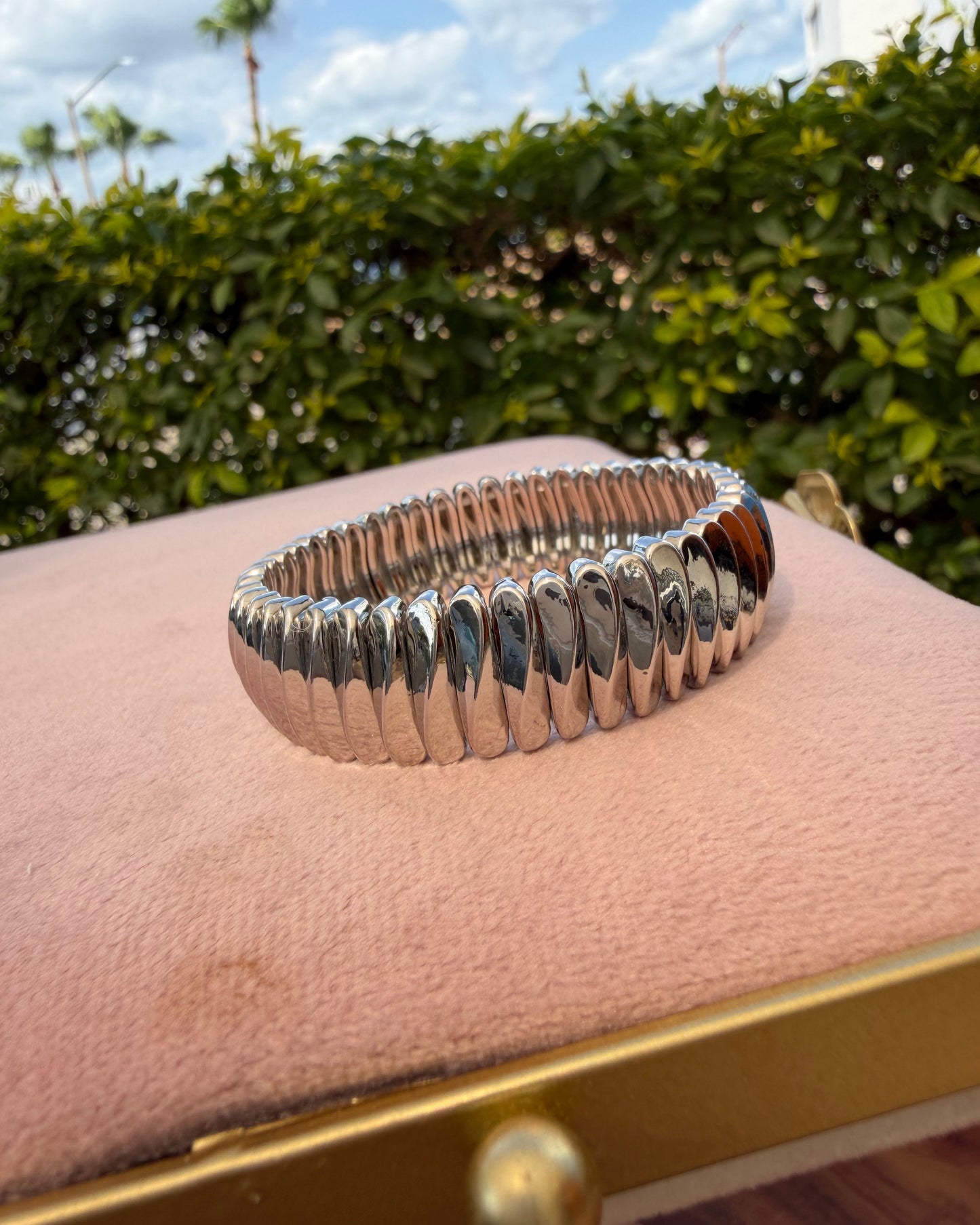 Pulsera Grabada Plata