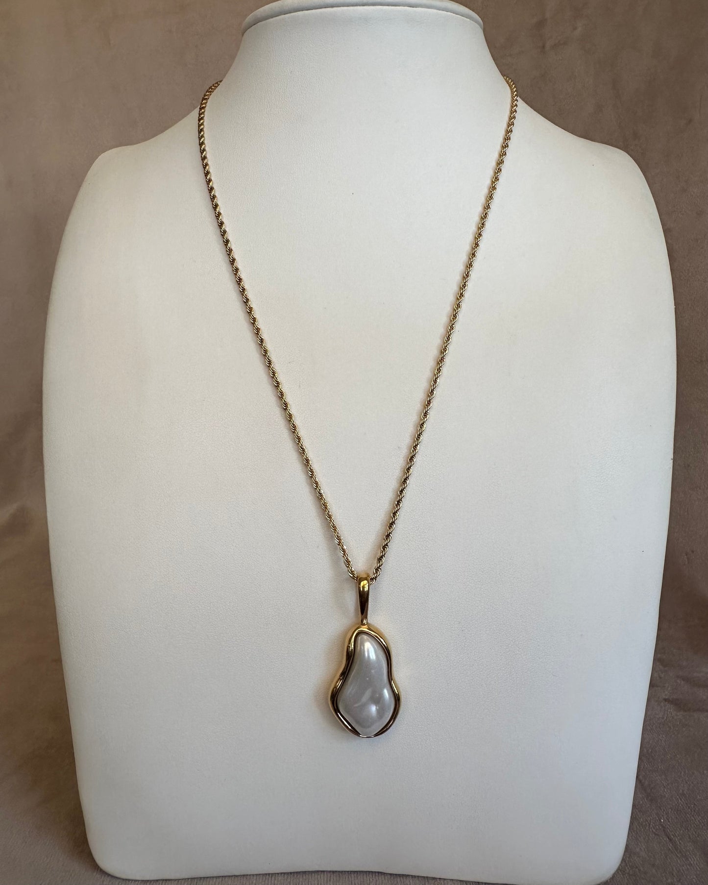 Collar Perla Torzal