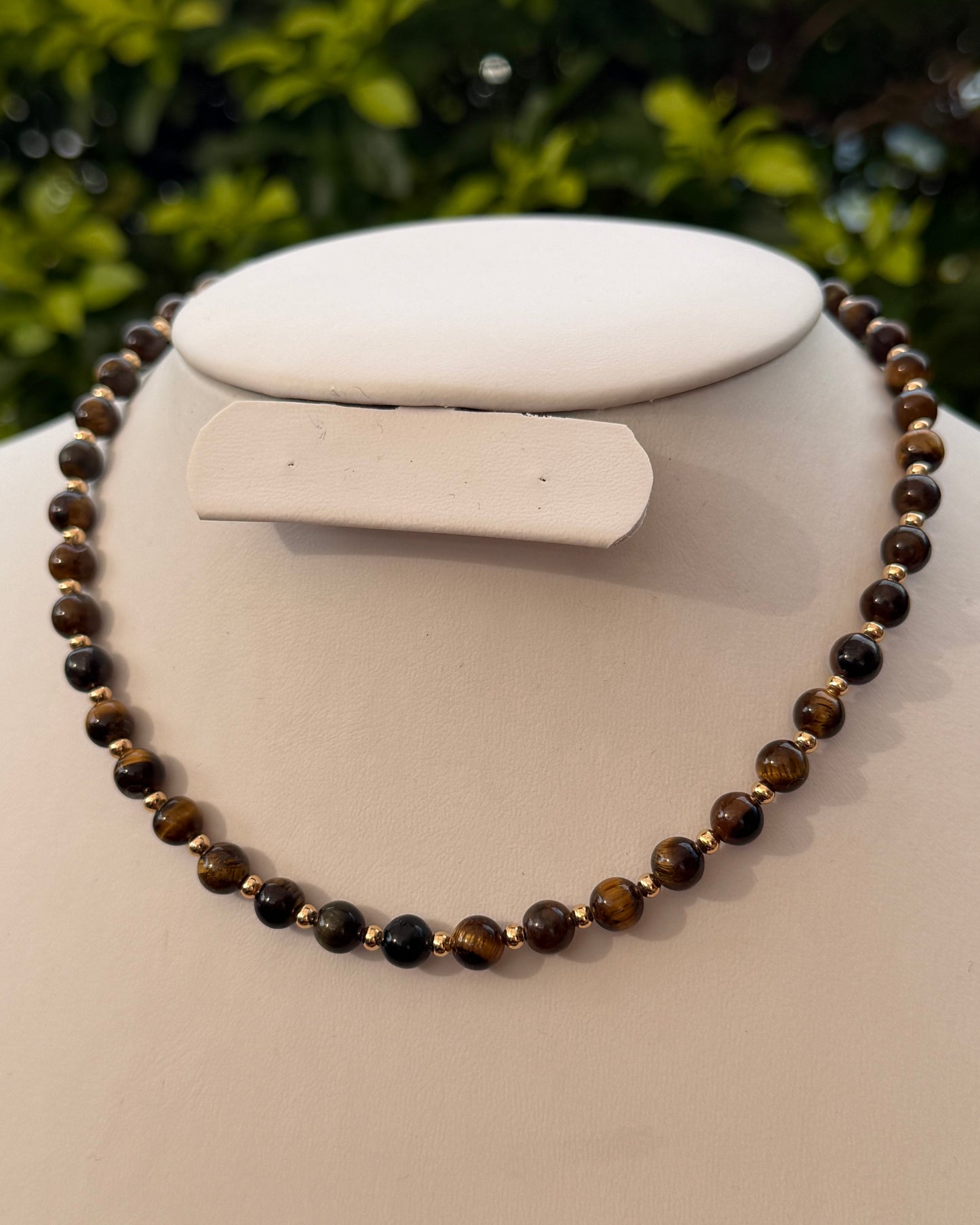 Collar Ojo de Tigre Mini