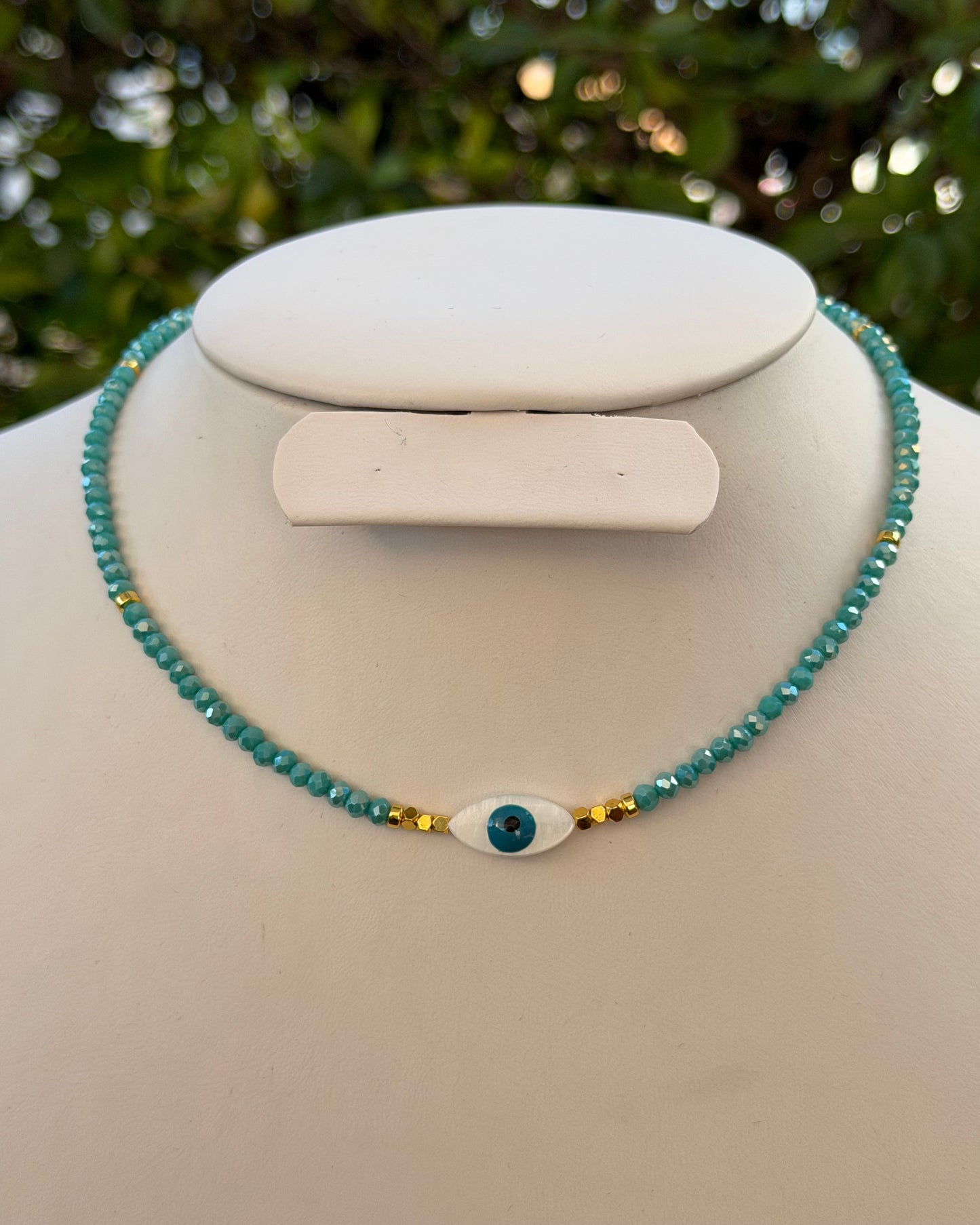 Collar Azul Ojo