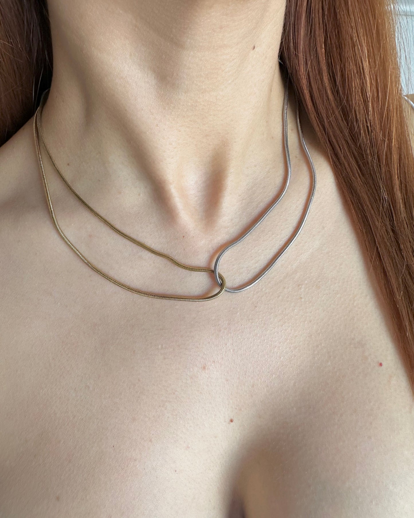 Collar Bicolor Cola de Rata