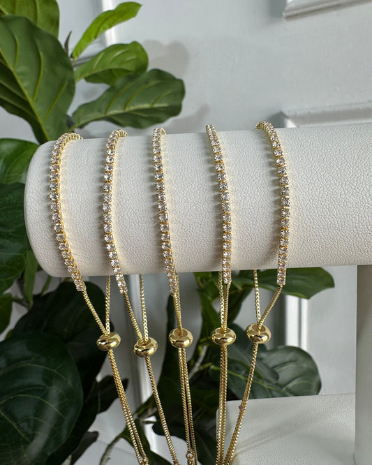 Pulsera Brillo Dorada