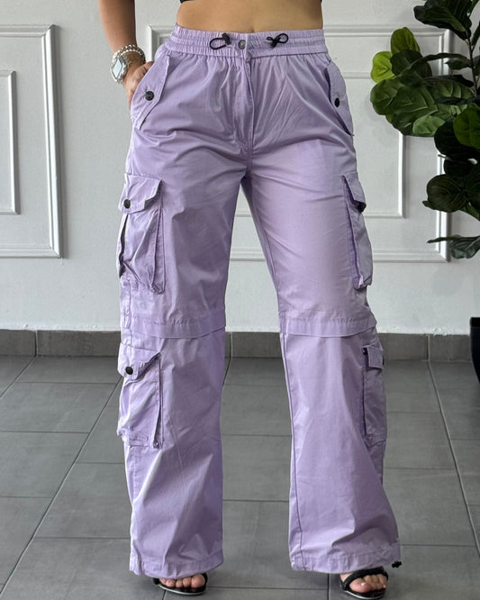 Pantalón Cargo Vibrant Lila