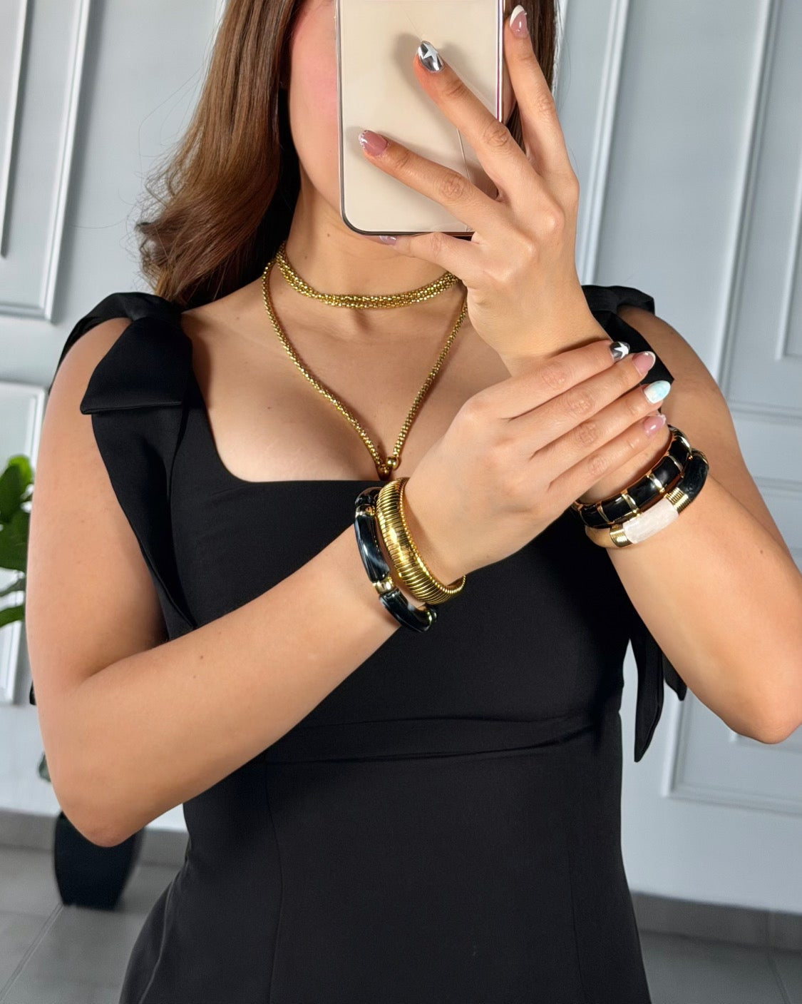 Blusa Moño Black