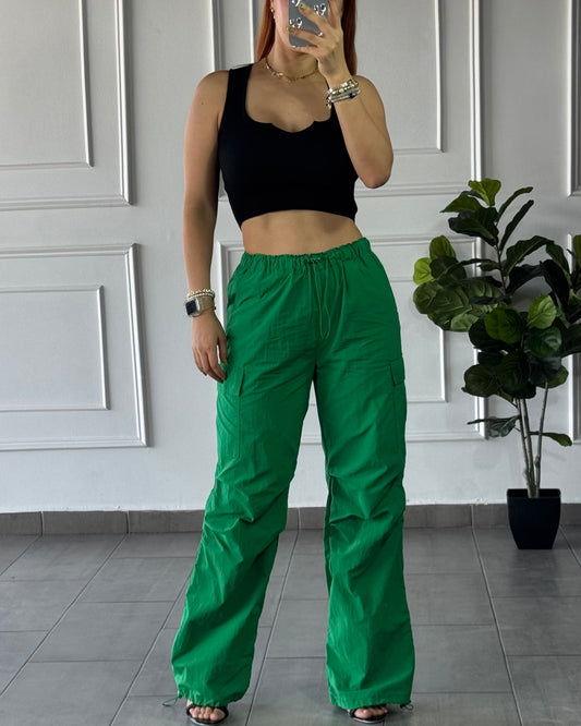 Pantalón Cargo Verde