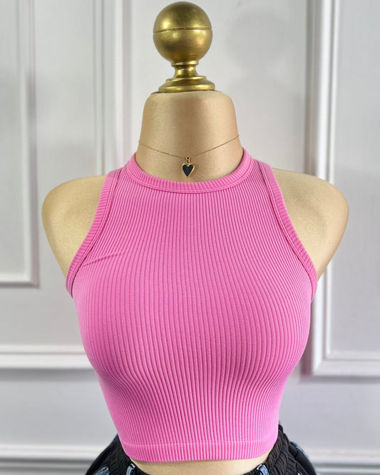 Top Basico Rosa