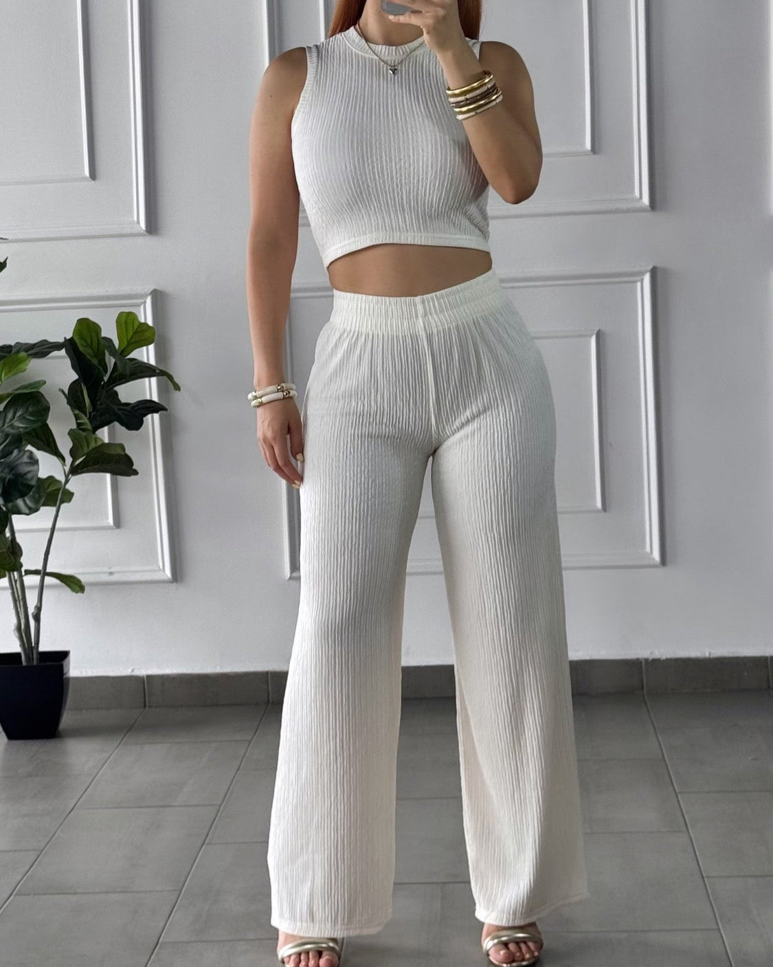 Conjunto Corrugado Beige