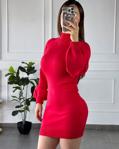 Vestido Sueter Rojo