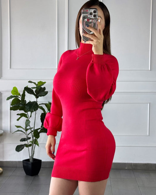 Vestido Sueter Rojo