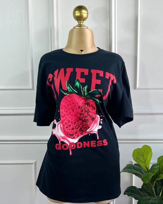 Blusa Strawberry Black