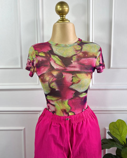 Pantiblusa Rosa/Verde