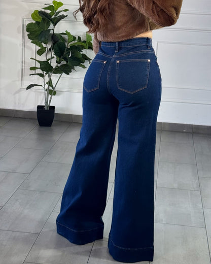 Jeans Wide Leg Vibrant