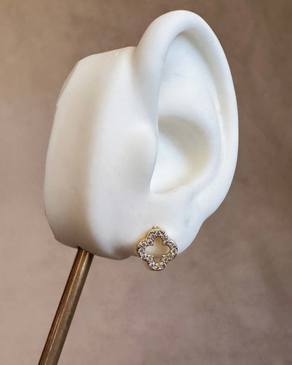 Arracada Dupe Van Cleef Brillo