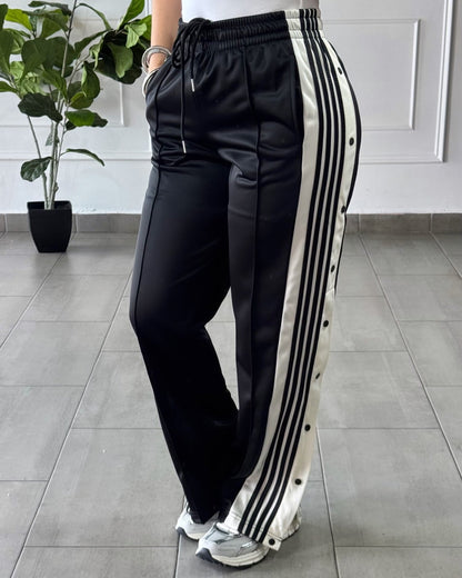 Pantalón Lineas Black