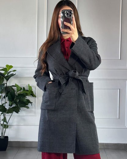 Gabardina Clasica Gris