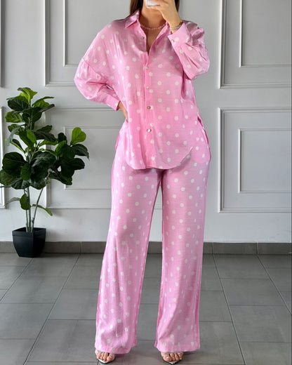 Set Pink Polka