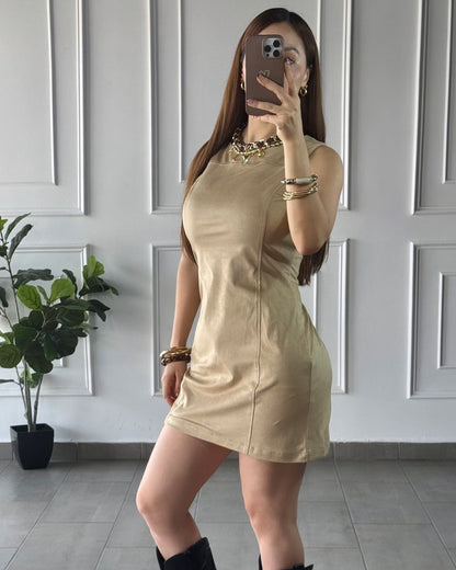Vestido Oat Beige