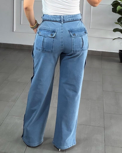 Jeans Botones Vibrant