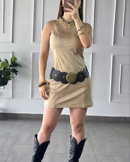Vestido Oat Beige