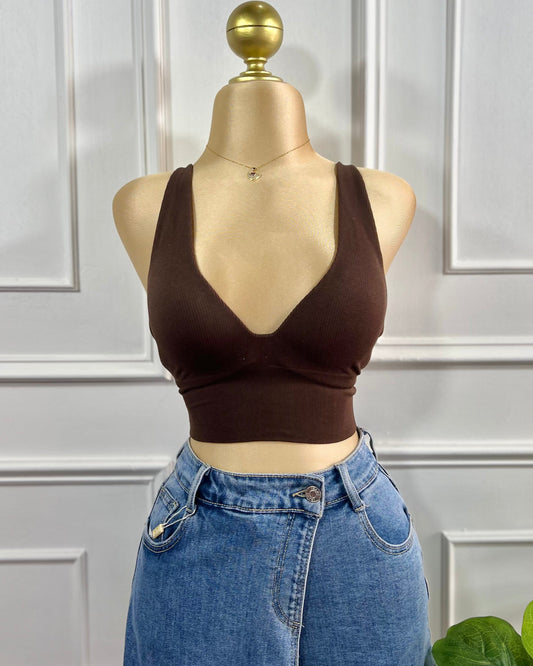 Croptop Moka