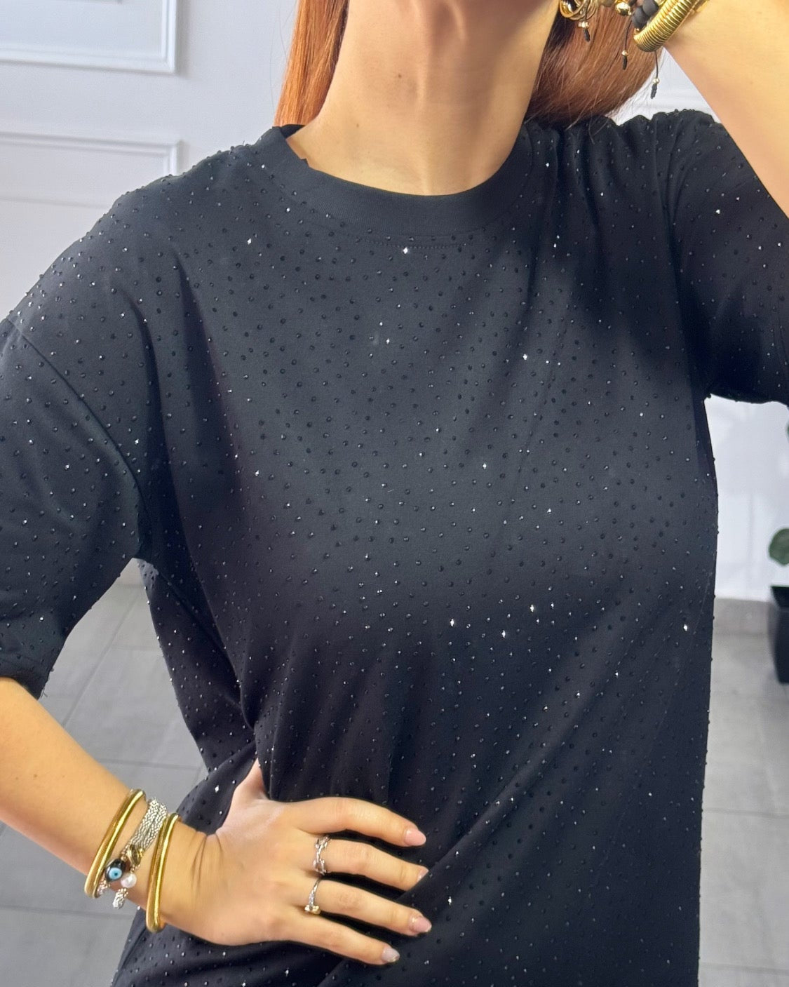 Camisa Brillos Black
