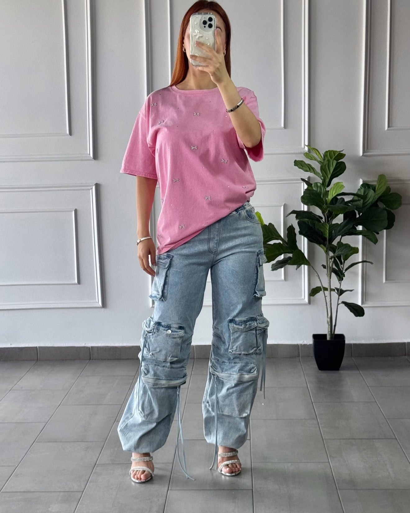 Jeans Cargo Elastico