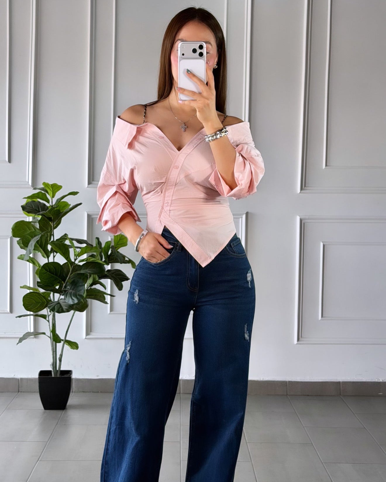 Blusa Rosa Palo